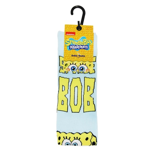 Official Spongebob Squarepants 1 Pack Socks Blue